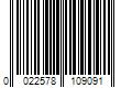 Barcode Image for UPC code 0022578109091