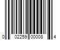 Barcode Image for UPC code 002259000084