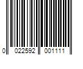 Barcode Image for UPC code 0022592001111