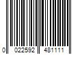 Barcode Image for UPC code 0022592481111