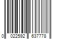 Barcode Image for UPC code 0022592637778