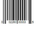 Barcode Image for UPC code 002260000035. Product Name: 