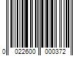 Barcode Image for UPC code 0022600000372