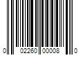 Barcode Image for UPC code 002260000080