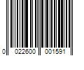 Barcode Image for UPC code 0022600001591