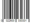 Barcode Image for UPC code 0022600030331