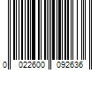 Barcode Image for UPC code 0022600092636