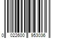 Barcode Image for UPC code 0022600953036