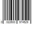 Barcode Image for UPC code 0022600974529