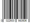 Barcode Image for UPC code 0022600980506