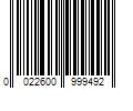 Barcode Image for UPC code 0022600999492