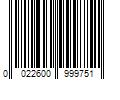 Barcode Image for UPC code 0022600999751