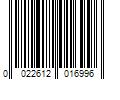 Barcode Image for UPC code 0022612016996