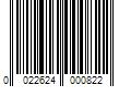 Barcode Image for UPC code 0022624000822