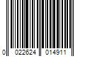 Barcode Image for UPC code 0022624014911