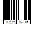 Barcode Image for UPC code 0022624977001