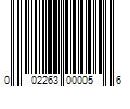 Barcode Image for UPC code 002263000056