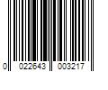 Barcode Image for UPC code 0022643003217