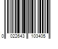 Barcode Image for UPC code 0022643103405