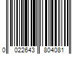 Barcode Image for UPC code 0022643804081