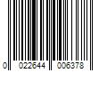 Barcode Image for UPC code 0022644006378