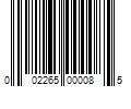 Barcode Image for UPC code 002265000085