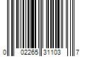 Barcode Image for UPC code 002265311037