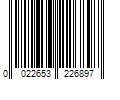 Barcode Image for UPC code 0022653226897