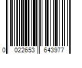 Barcode Image for UPC code 0022653643977