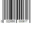 Barcode Image for UPC code 0022655000617