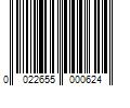 Barcode Image for UPC code 0022655000624