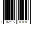 Barcode Image for UPC code 0022677000503