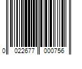 Barcode Image for UPC code 0022677000756