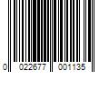 Barcode Image for UPC code 0022677001135