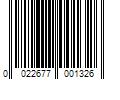 Barcode Image for UPC code 0022677001326