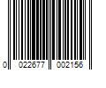 Barcode Image for UPC code 0022677002156