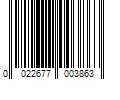 Barcode Image for UPC code 0022677003863