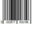 Barcode Image for UPC code 0022677008196