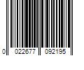 Barcode Image for UPC code 0022677092195