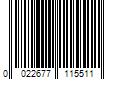 Barcode Image for UPC code 0022677115511