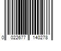 Barcode Image for UPC code 0022677140278