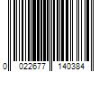 Barcode Image for UPC code 0022677140384