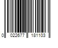 Barcode Image for UPC code 0022677181103