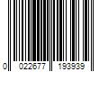 Barcode Image for UPC code 0022677193939