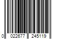 Barcode Image for UPC code 0022677245119