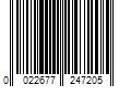 Barcode Image for UPC code 0022677247205