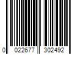 Barcode Image for UPC code 0022677302492