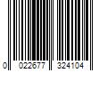 Barcode Image for UPC code 0022677324104