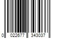 Barcode Image for UPC code 0022677343037