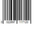 Barcode Image for UPC code 0022697117120